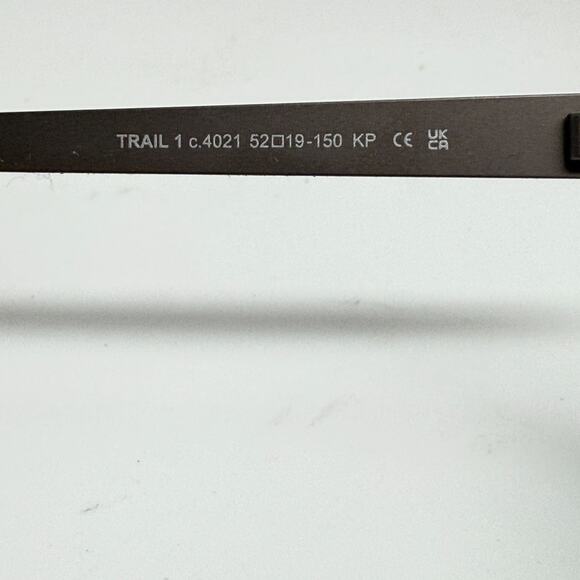 Prodesign Denmark eyeglasses Frames Red Silver Trail 1 4021 52-19-150 H18896 - Picture 5 of 7